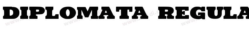 Diplomata Regular字体转换